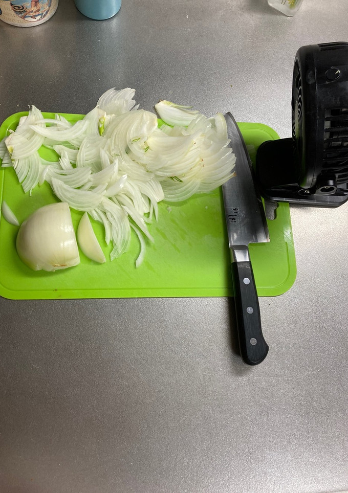 目が滲みない玉ねぎの切り方-レシピのメイン写真
