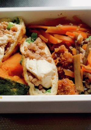 女子高生が作る低糖質弁当[day1]-レシピのメイン写真