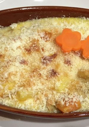 簡単!ホワイトソースでかぼちゃグラタン-レシピのメイン写真