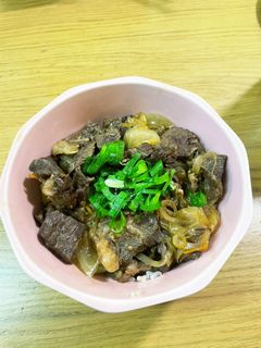 市販焼肉タレで簡単牛丼-レシピのメイン写真