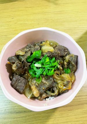 市販焼肉タレで簡単牛丼-レシピのメイン写真