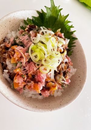 トロたく丼-レシピのメイン写真