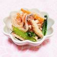 野菜と糸こんにゃくのたらこ炒め