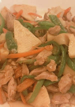 たけのこの炒め物(中華風)-レシピのメイン写真