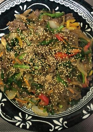 野菜たっぷり☆焼肉のタレでチャプチェ-レシピのメイン写真