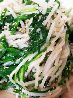 節約おつまみ❀ニラ&モヤシ❀ナムル-レシピのメイン写真