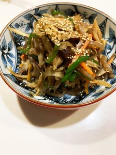 ゆかりのイブクロ ごぼうのきんぴら-レシピのメイン写真