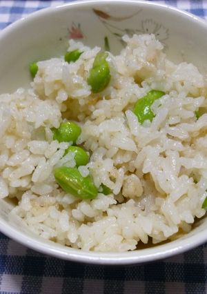 簡単！！えだまめご飯-レシピのメイン写真