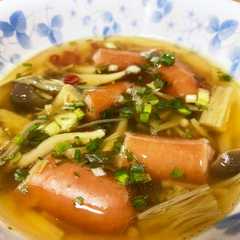 รูปของ レンジで作る●なめたけのカレースープ