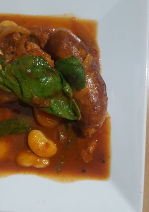 英国発☆ソーセージのトマト煮-レシピのメイン写真