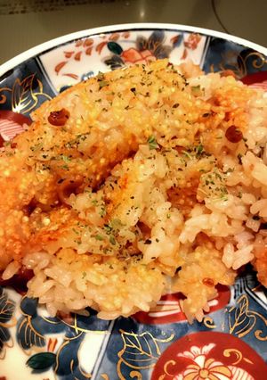 包丁要らずイカの塩辛洋風おこげチャーハン-レシピのメイン写真