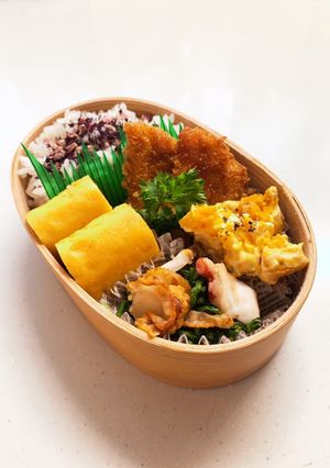 お刺身の残りでお弁当-レシピのメイン写真