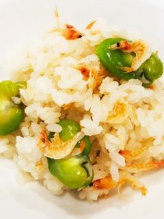 桜えびとそら豆の炊き込みご飯☆-レシピのメイン写真