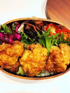 のっけ弁当(鶏唐揚2)-レシピのメイン写真
