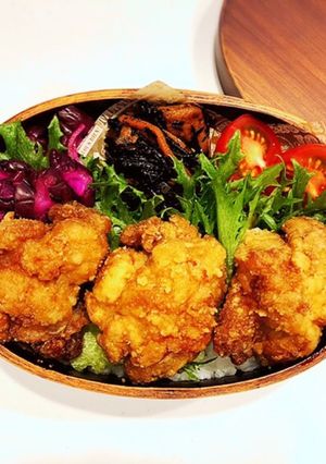 のっけ弁当(鶏唐揚2)-レシピのメイン写真