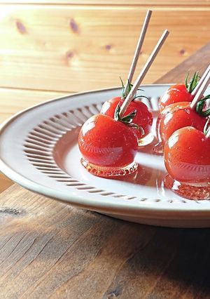 おうちカフェ★トマト飴-レシピのメイン写真