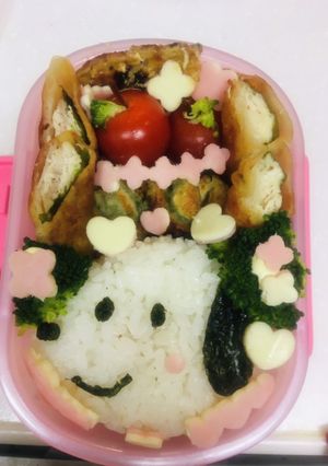 スヌーピーキャラ弁-レシピのメイン写真