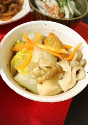 白菜を食べるための煮物-レシピのメイン写真