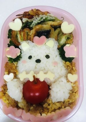 すみっコぐらししろくまキャラ弁-レシピのメイン写真