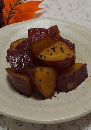 真愛弥風・さつまいもの甘煮-レシピのメイン写真