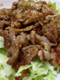 簡単生姜焼き?照り焼き?サラダ仕立て-レシピのメイン写真