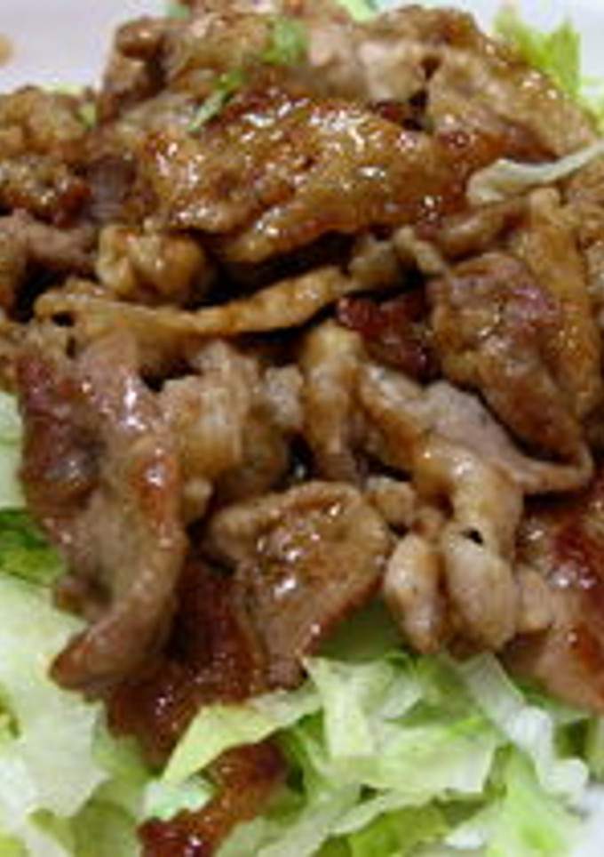 簡単生姜焼き？照り焼き？サラダ仕立て-レシピのメイン写真