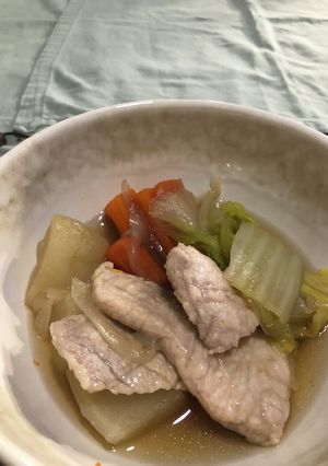 柔らか豚肉治部煮-レシピのメイン写真