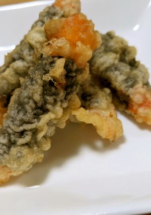 海苔をしっかり巻いた！カニカマの磯辺揚げ-レシピのメイン写真