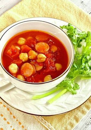 ひよこ豆のメキシカン＊スパイシースープ-レシピのメイン写真