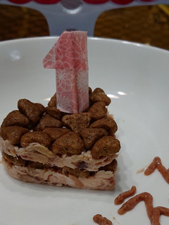 §猫ちゃんのお祝いケーキ風ご飯§-レシピのメイン写真