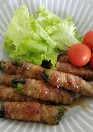 簡単♪アスパラの肉巻き　ほんのりみそ味-レシピのメイン写真