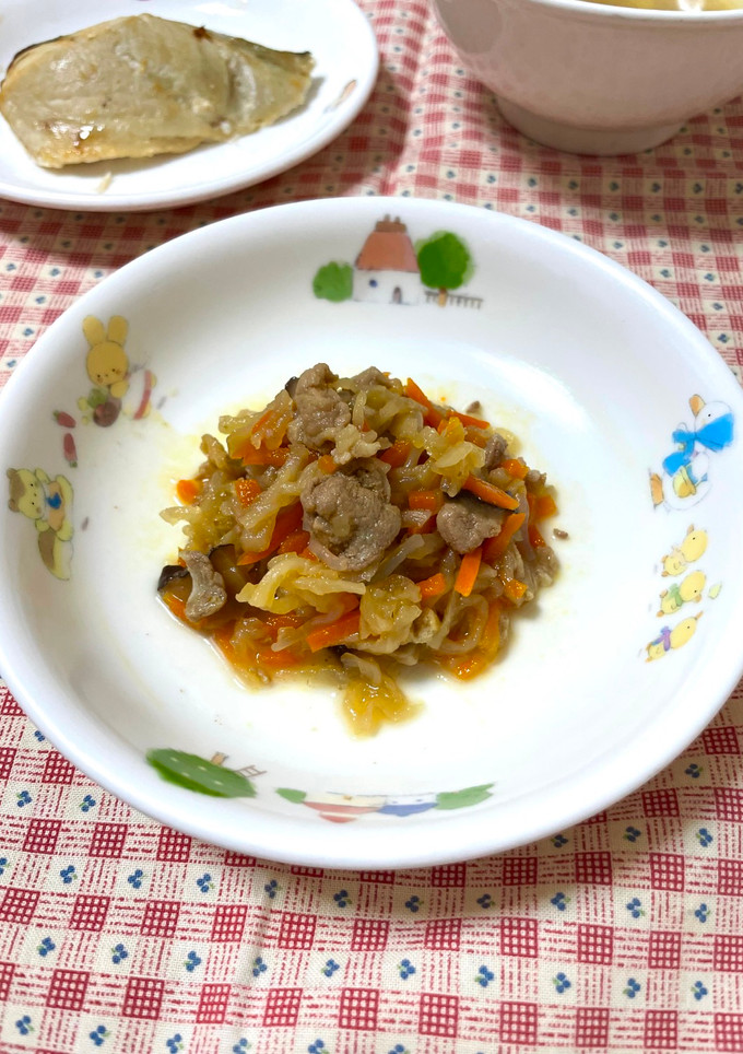 【保育園給食】切り干し大根の煮物-レシピのメイン写真