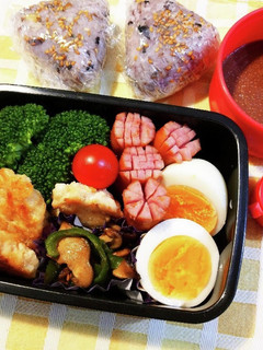 旦那弁当!糖質少なめたんぱく質多めかな-レシピのメイン写真
