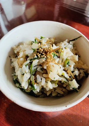 あっという間に完成！美味しいせりご飯-レシピのメイン写真