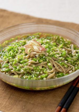 刻みオクラの冷やしうどん-レシピのメイン写真