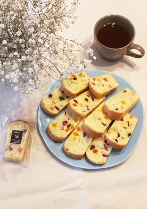 彩り綺麗なフルーツパウンドケーキ-レシピのメイン写真