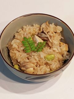 鶏と舞茸の中華風おこわ-レシピのメイン写真