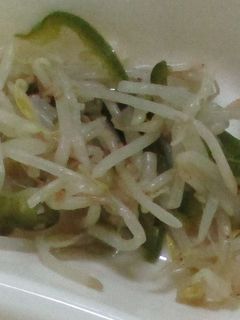 学校給食★もやしとピーマンのごまいため-レシピのメイン写真