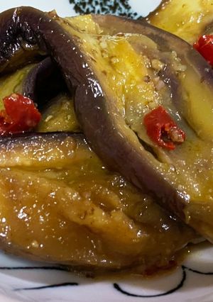 レンジで簡単!茄子のカレーポン酢漬け-レシピのメイン写真
