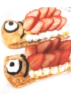 鯉のぼりのいちごパイ-レシピのメイン写真