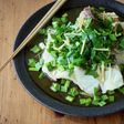 白身魚のレンチン蒸し✶にらの香り油がけ