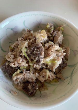 サメのネギ味噌和え-レシピのメイン写真