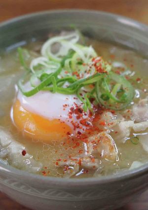 新玉ねぎと豚肉の味噌汁-レシピのメイン写真