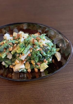菜の花とたまごのサラダ♫-レシピのメイン写真