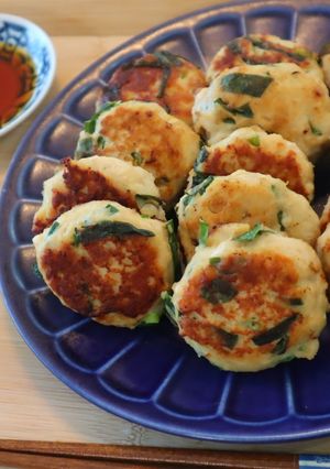 ニラとエノキのふんわり鶏団子-レシピのメイン写真