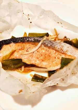 まろやかな鮭のホイル包み焼き　-レシピのメイン写真