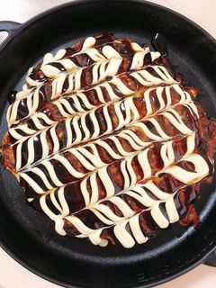 長芋でヘルシー☆ふわとろお好み焼き-レシピのメイン写真