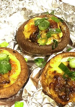 椎茸の塩昆布＆マヨネーズ焼き-レシピのメイン写真