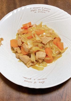 鶏肉キャベツのポン酢煮-レシピのメイン写真