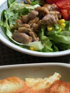 サラダαチキン生姜焼き-レシピのメイン写真